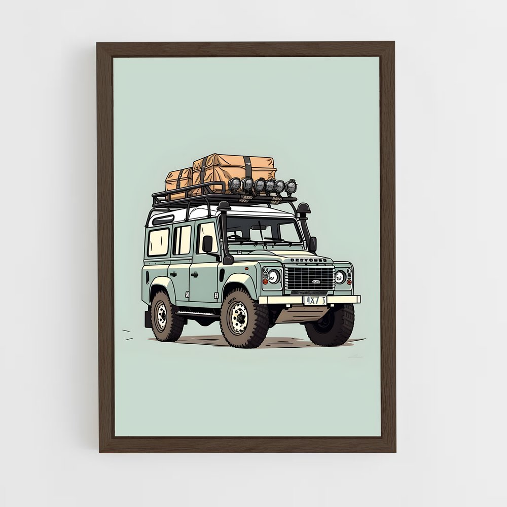 Poster Land de rover – affiche Land Rover (vue 5)